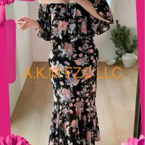 فستان جوري… أنوثة تنبض بروح الورود