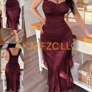 فستان زمردة لمظهر فاخر ومميز